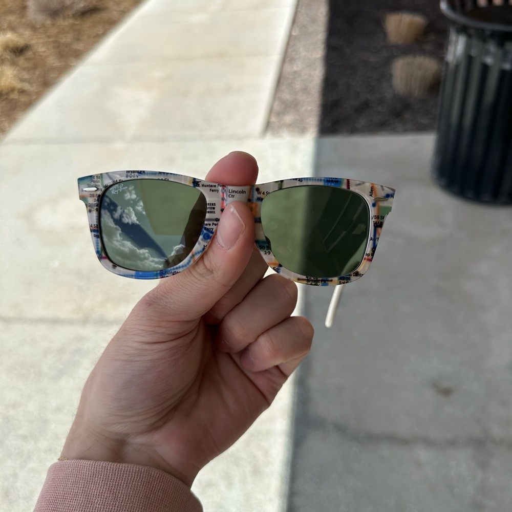 NYC Subway Map Ray-Bans
